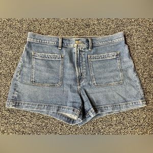 Madewell The high-rise Sailor short size 32